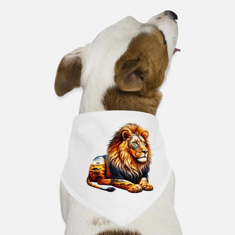 Lion Dog Bandana