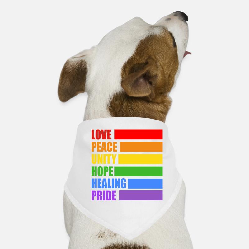 LGBTQ-Pride-Werte Hunde-Bandana