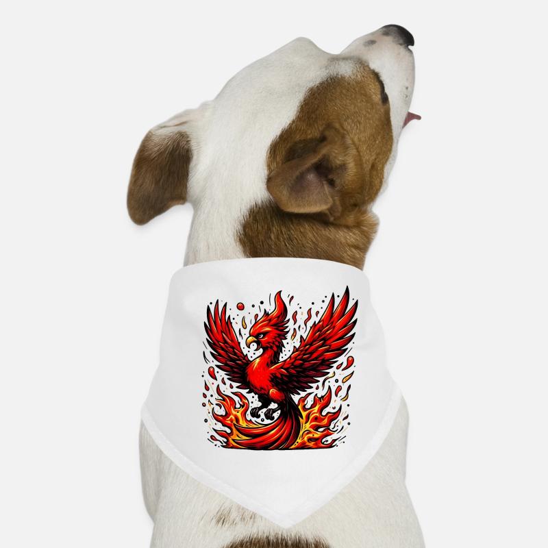 Red Phoenix Dog Bandana