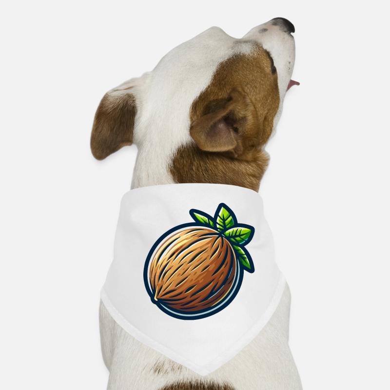 Noix tropicale dessinée Bandana pour chien