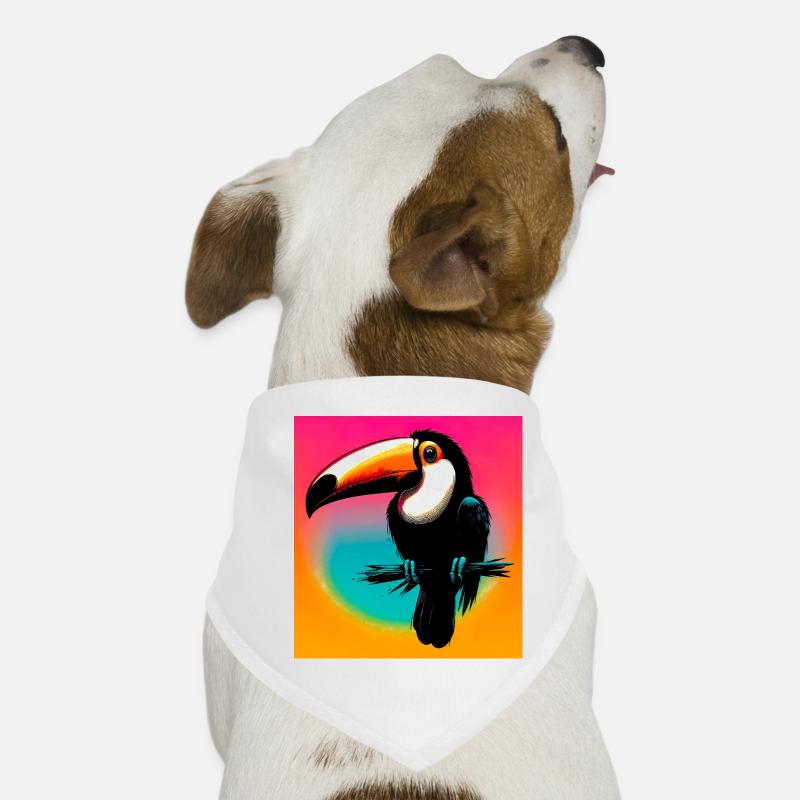 toucan Bandana pour chien