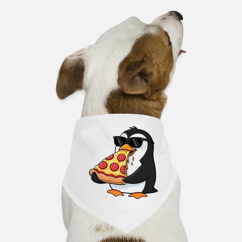 Mignon pingouin Pizza Cuisine italienne Bandana pour chien