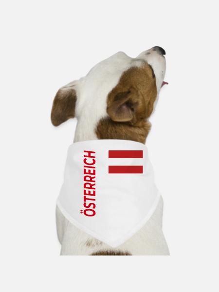 Mayrhofen - Bandana pour chien - blanc - Devant