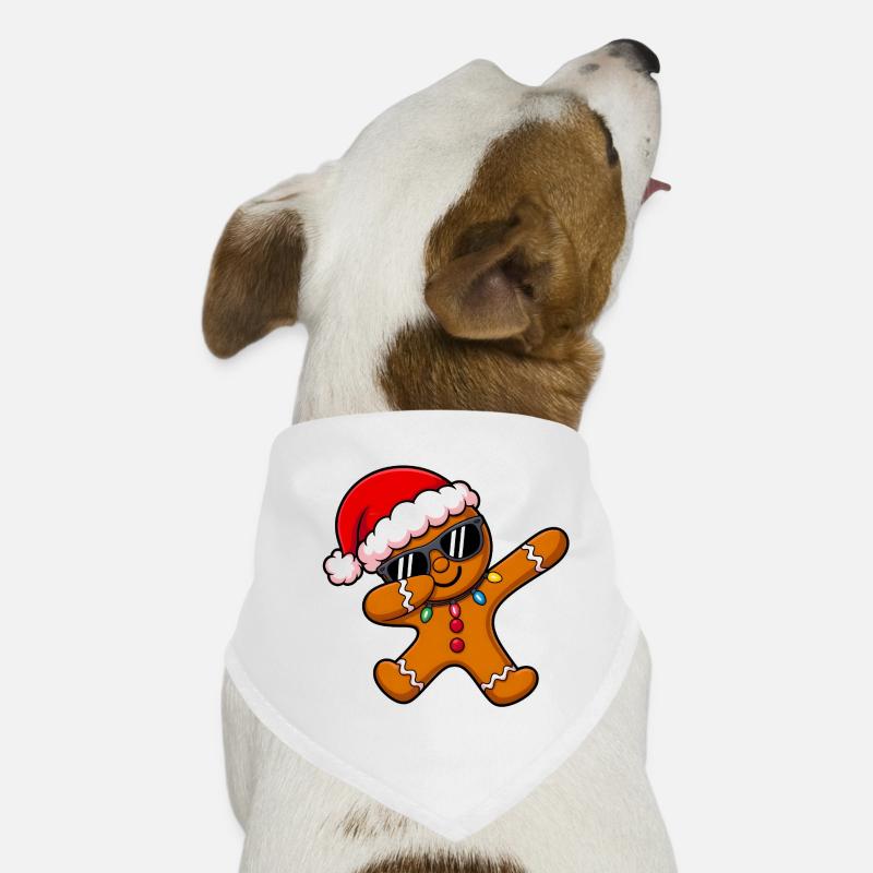 Gingerbread Man Christmas Dog Bandana