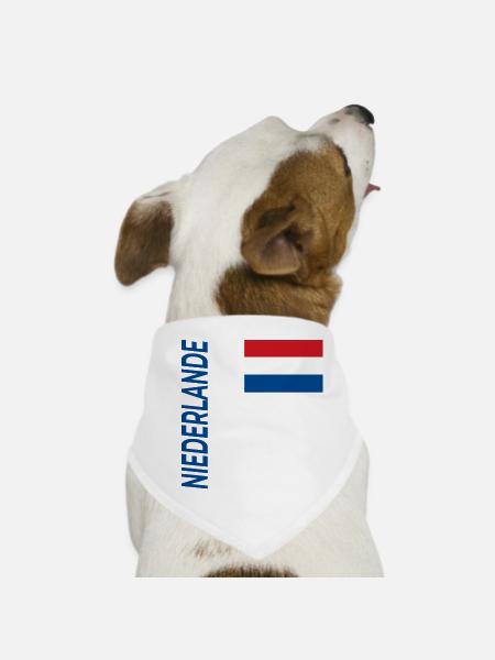 Maastricht - Hunde-Bandana - Weiß - Vorne