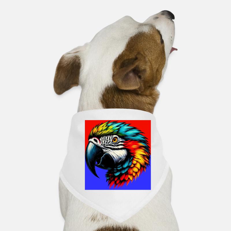 Papagei Hunde-Bandana