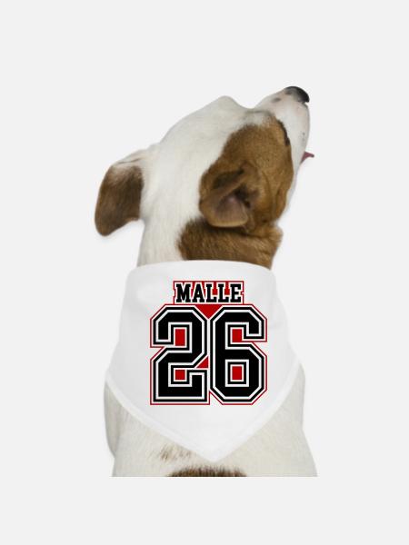 Maillot Malle 26 2026 - Bandana pour chien - blanc - Devant