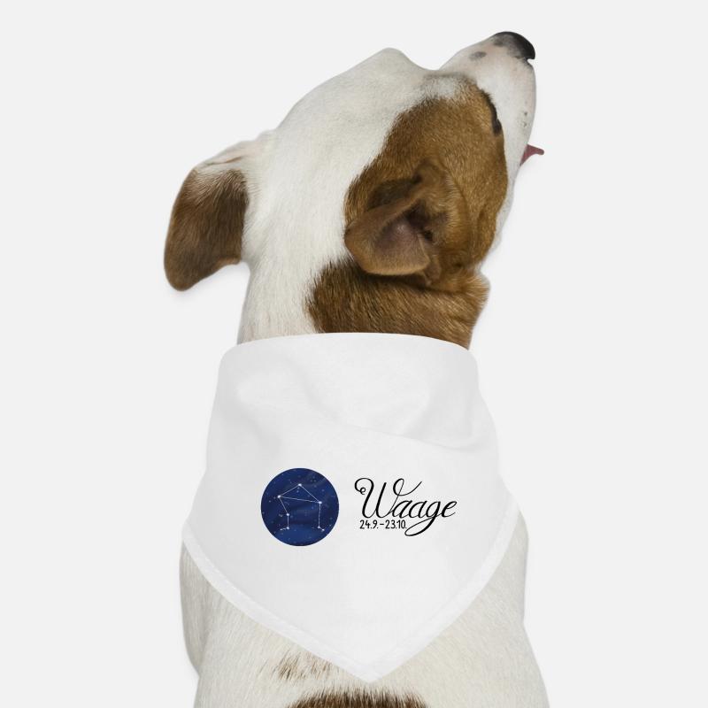 Sternzeichen Waage Tierkreiszeichen Astrologie Hunde-Bandana