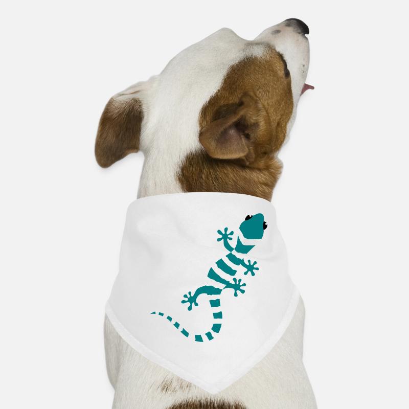 Gecko Salamander Lizard Reptile climbing gift Dog Bandana