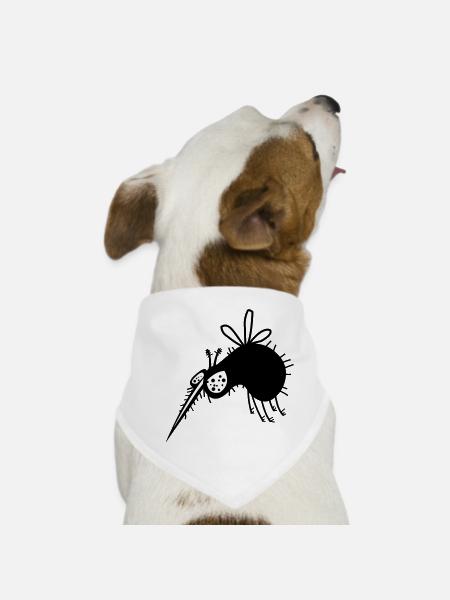 spassbremse - Hunde-Bandana - Weiß