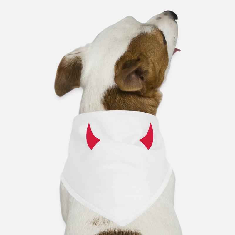 Baseball - Hunde-Bandana - Weiß