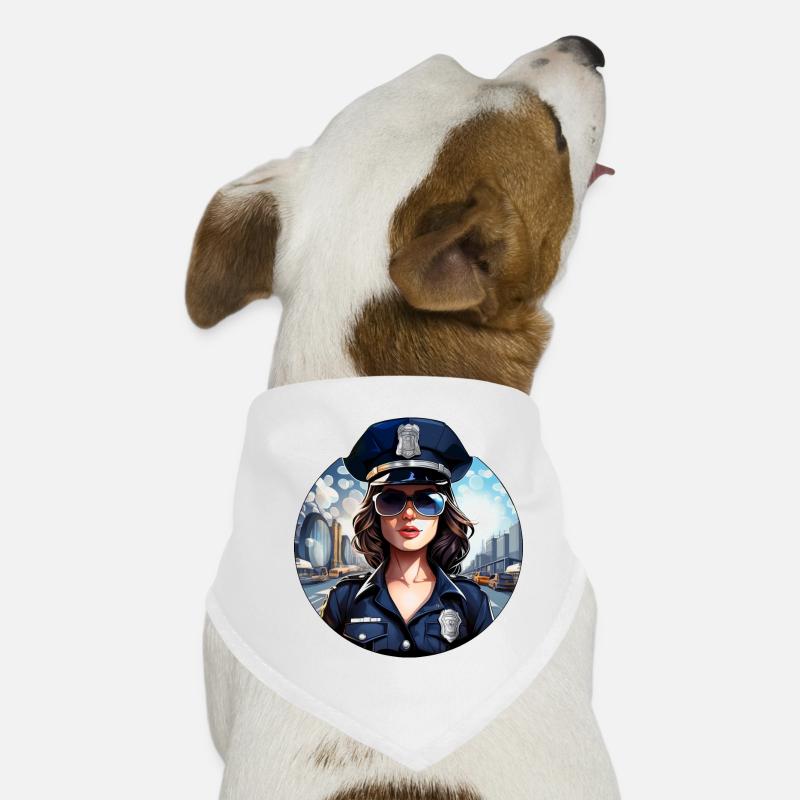 Policewoman Dog Bandana