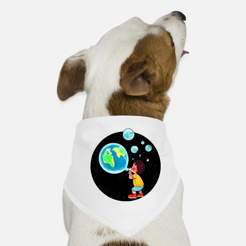 Planet Erde Hunde-Bandana