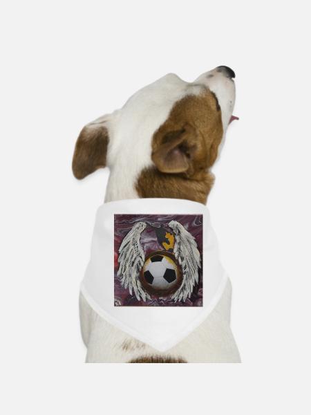 Foodboll - Dog Bandana - white
