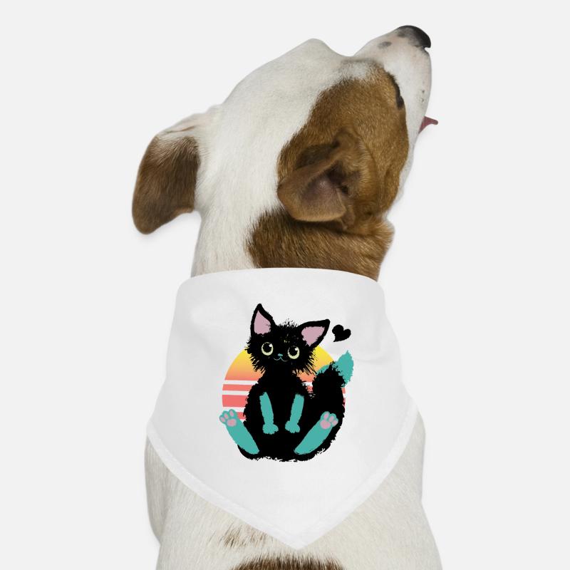 Chat Doodle Bandana pour chien