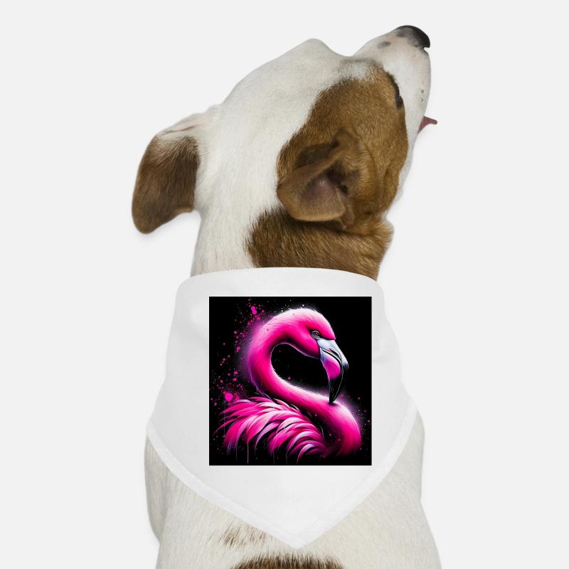 Flamant Bandana pour chien