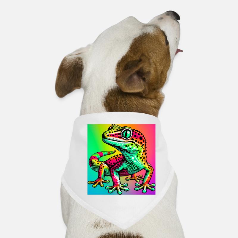 Gecko Hunde-Bandana