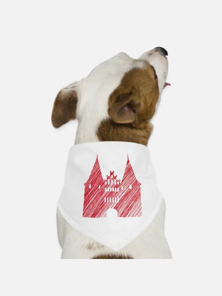 Porte Holsten, Lübeck Red - Bandana pour chien - blanc - Devant