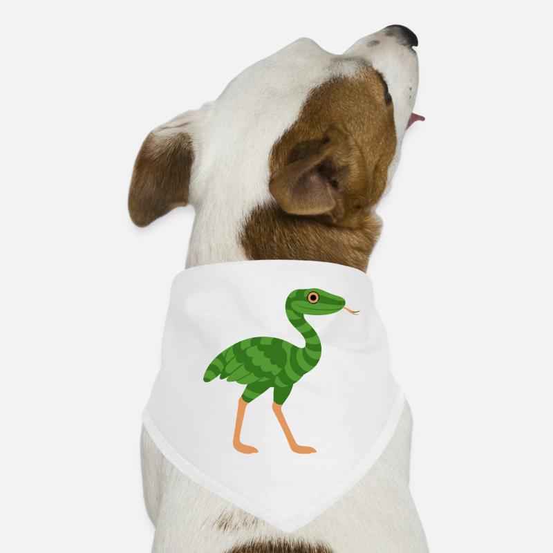 The ostrich snake, the snake that runs! Dog Bandana