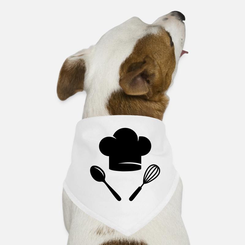 Cook & Kitchen | Cooking Is Love Logo Dog Bandana