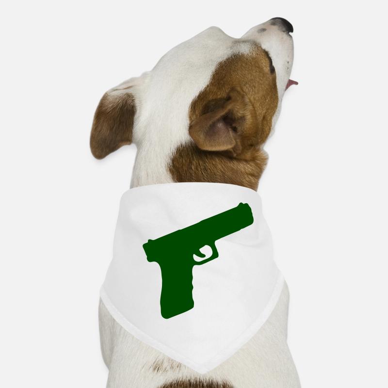 Pistole Waffe Hunde-Bandana