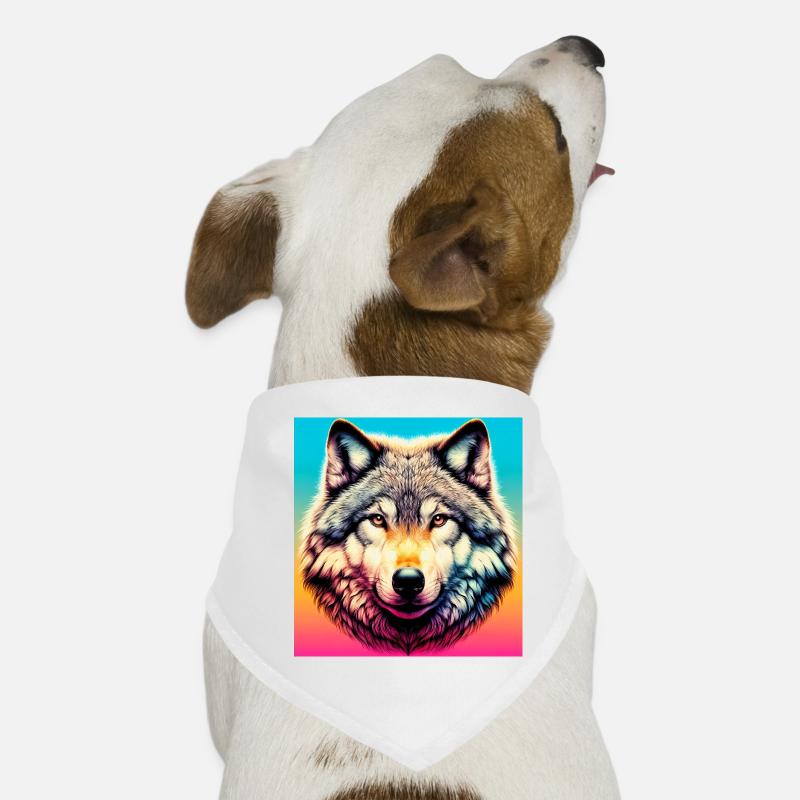 Wolf Dog Bandana