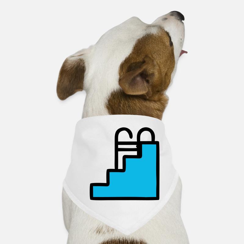  Pool Leiter Schwimmbad Icon Hunde-Bandana