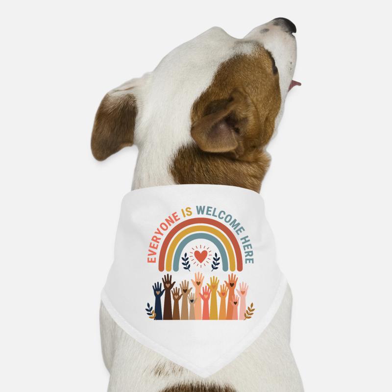 LBGTQIA+ Safe Space Pride Month Sticker - Safe Spa Dog Bandana