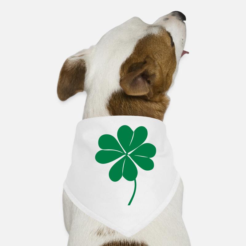 April 4 leaf clover Dog Bandana
