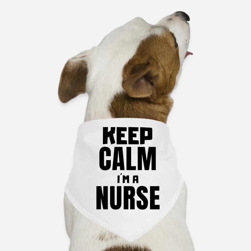 Keep calm i'ma nurse Dog Bandana