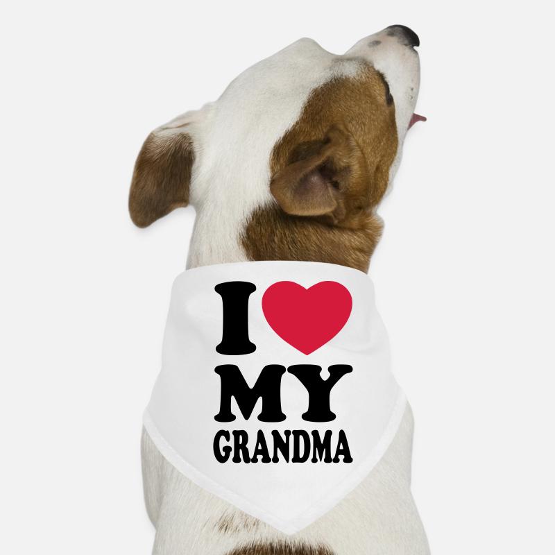 I love my grandma Dog Bandana
