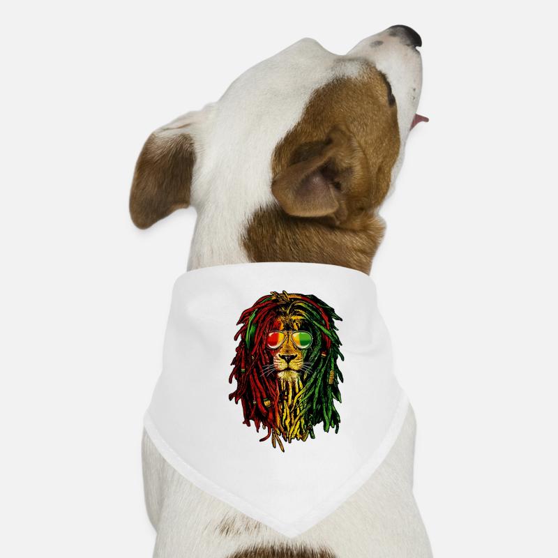 Lion Rasta Dog Bandana