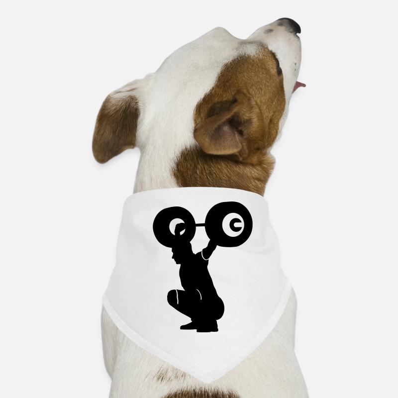 haltérophile Bandana pour chien