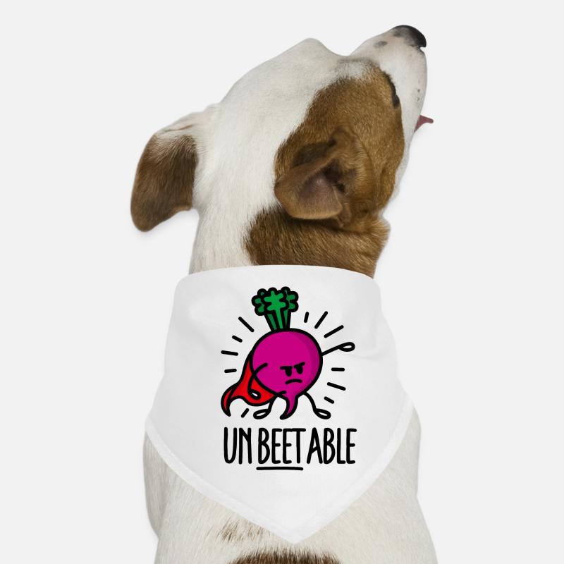 Unbeetable / unbeatable beet betterave imbattable Bandana pour chien