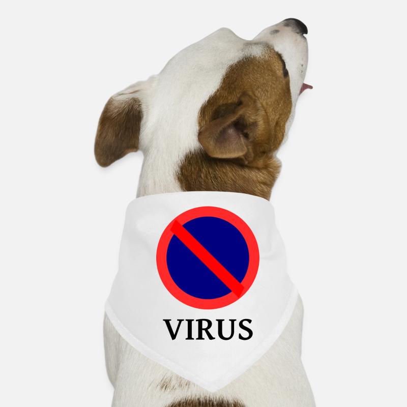 Prohibited viruses Dog Bandana