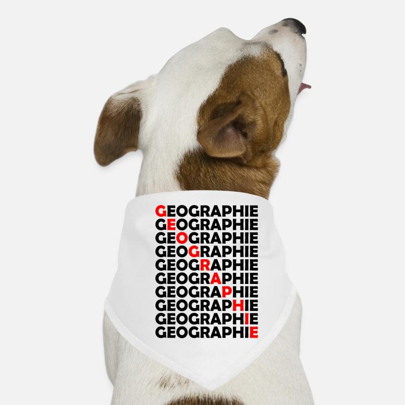 Geographie Lehrer Schule Studium Hunde-Bandana