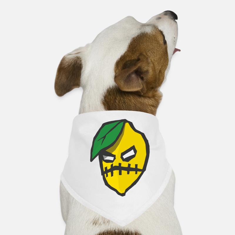 Zitrone Hunde-Bandana