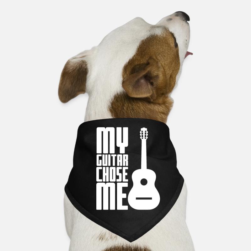 Guitare drôle de dicton Bandana pour chien