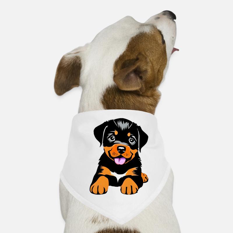 Chiot Chiens Rottweiler Chien Rottweiler Chiot Bandana pour chien