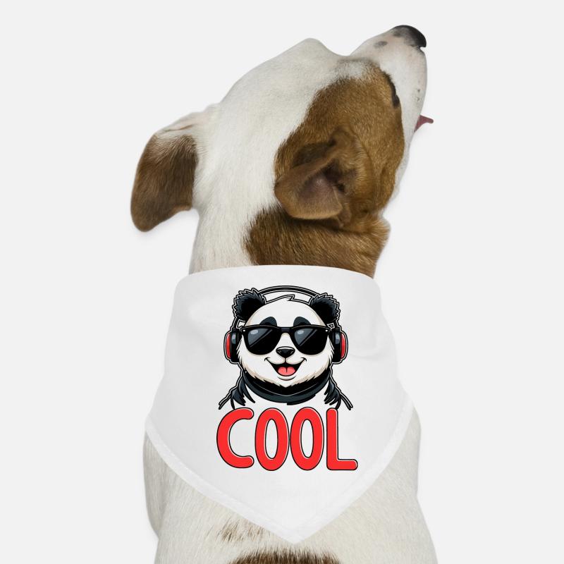 cool panda Dog Bandana