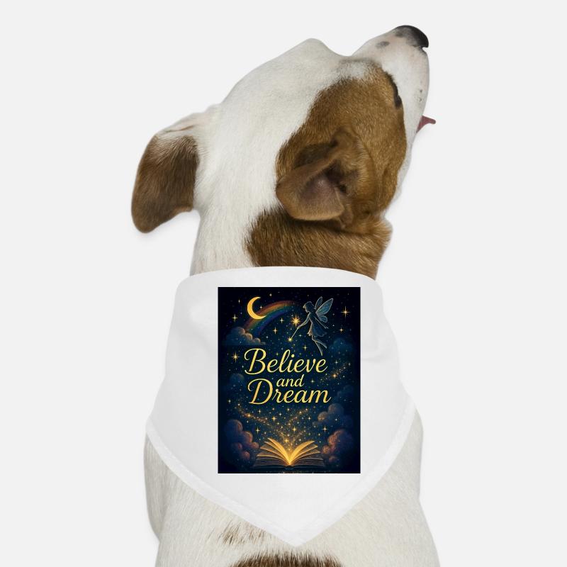Glauben und Träumen Hunde-Bandana