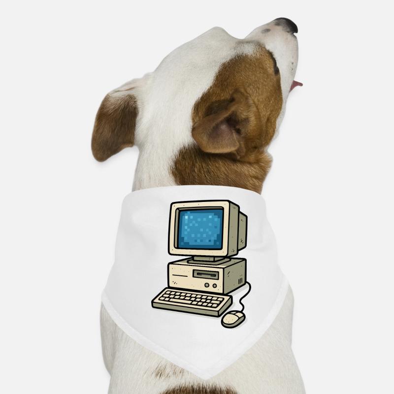 Informatique Old School Bandana pour chien