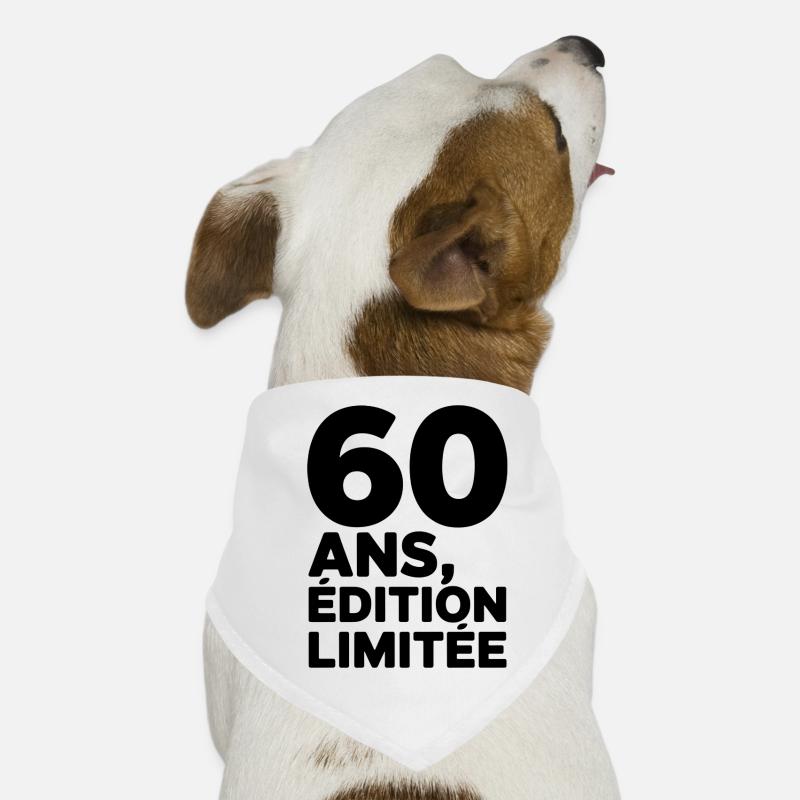 60 Ans Edition Limitee Bandana pour chien