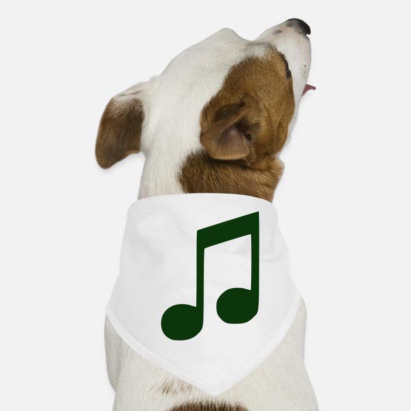 Note - Hunde-Bandana - Weiß