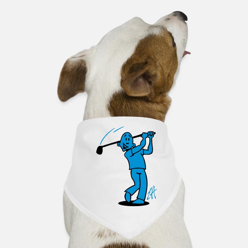 Swing into Laughter: Golf Design Dog Bandana