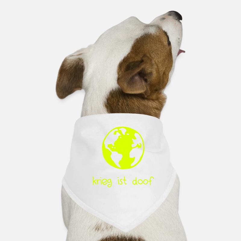 Krieg ist doof Bandana pour chien