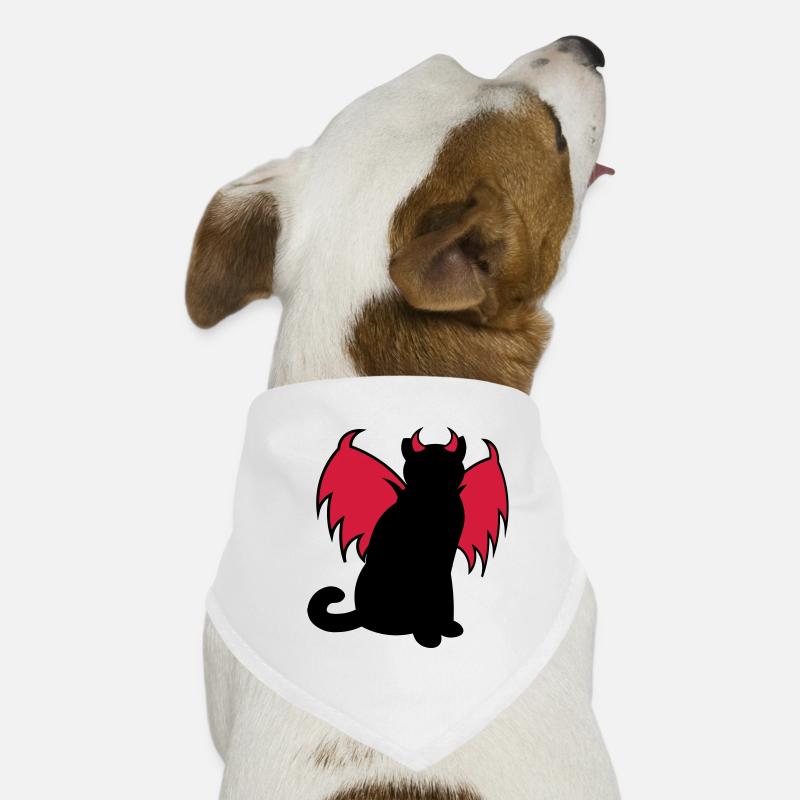 Devil Cat / Teufelskatze / chat diable / gift idea Dog Bandana