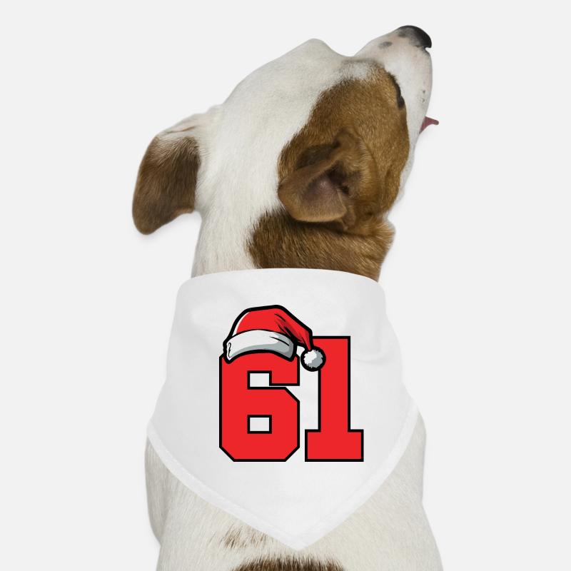 61 Numéro Noël Bandana pour chien