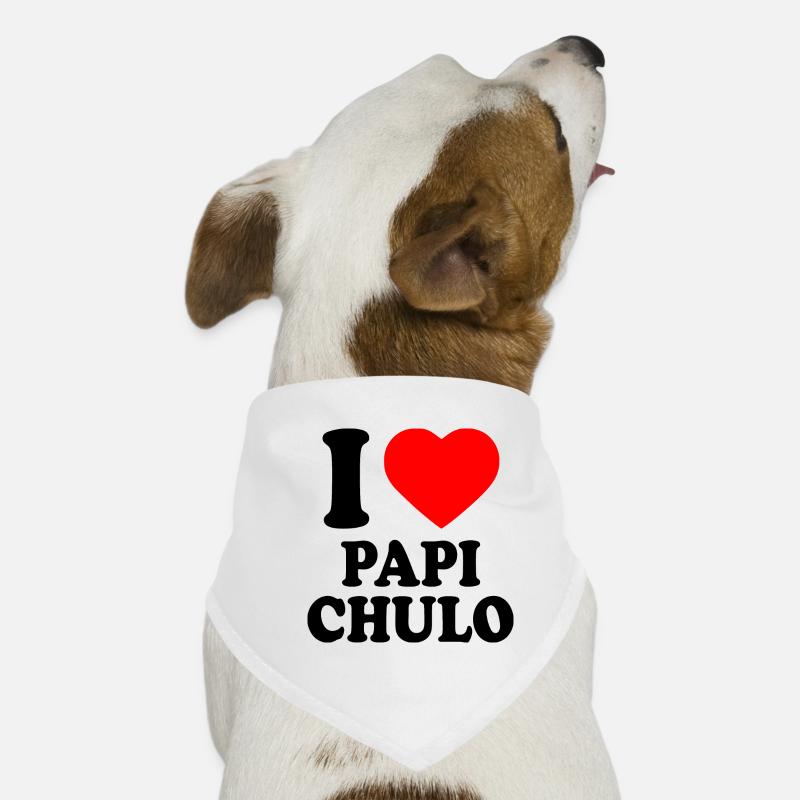 I love papi chulo Bandana pour chien