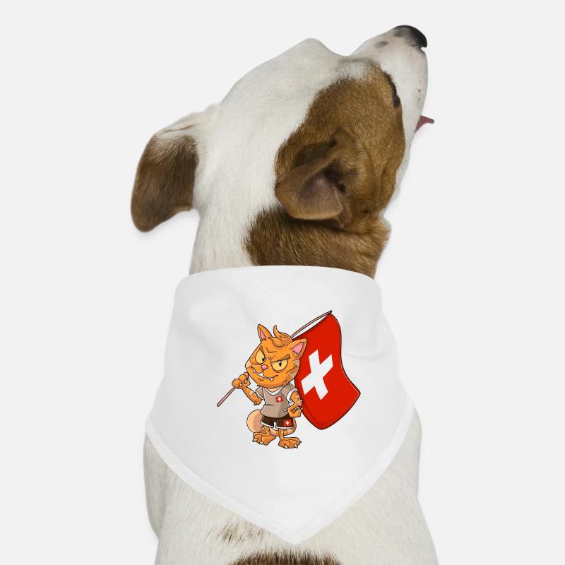 Schweizer Fan Katze Hunde-Bandana